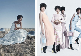 Illustration for article titled Black Is Beautiful: W Magazine’s Fall Fashion Spread Features All Black Models With Natural Hair